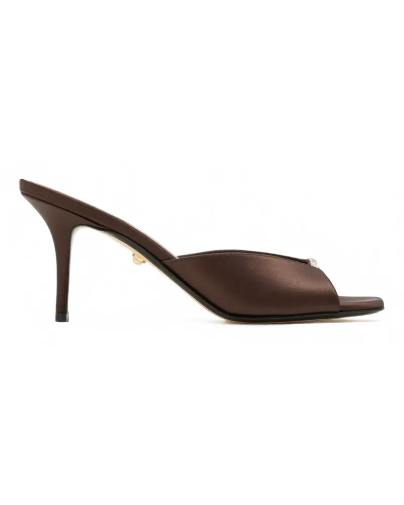 Alevì Luana crystal-embellished heeled sandals - Braun Braun