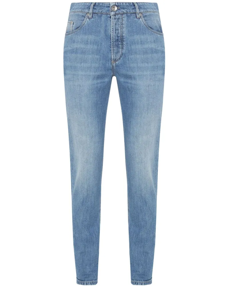 Brunello Cucinelli Jeans mit geradem Bein - Blau Blau