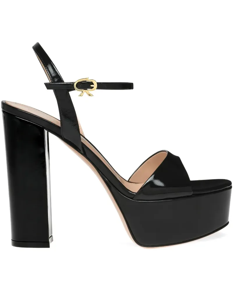 Gianvito Rossi Marlena Plateau-Sandalen 125mm - Schwarz Schwarz