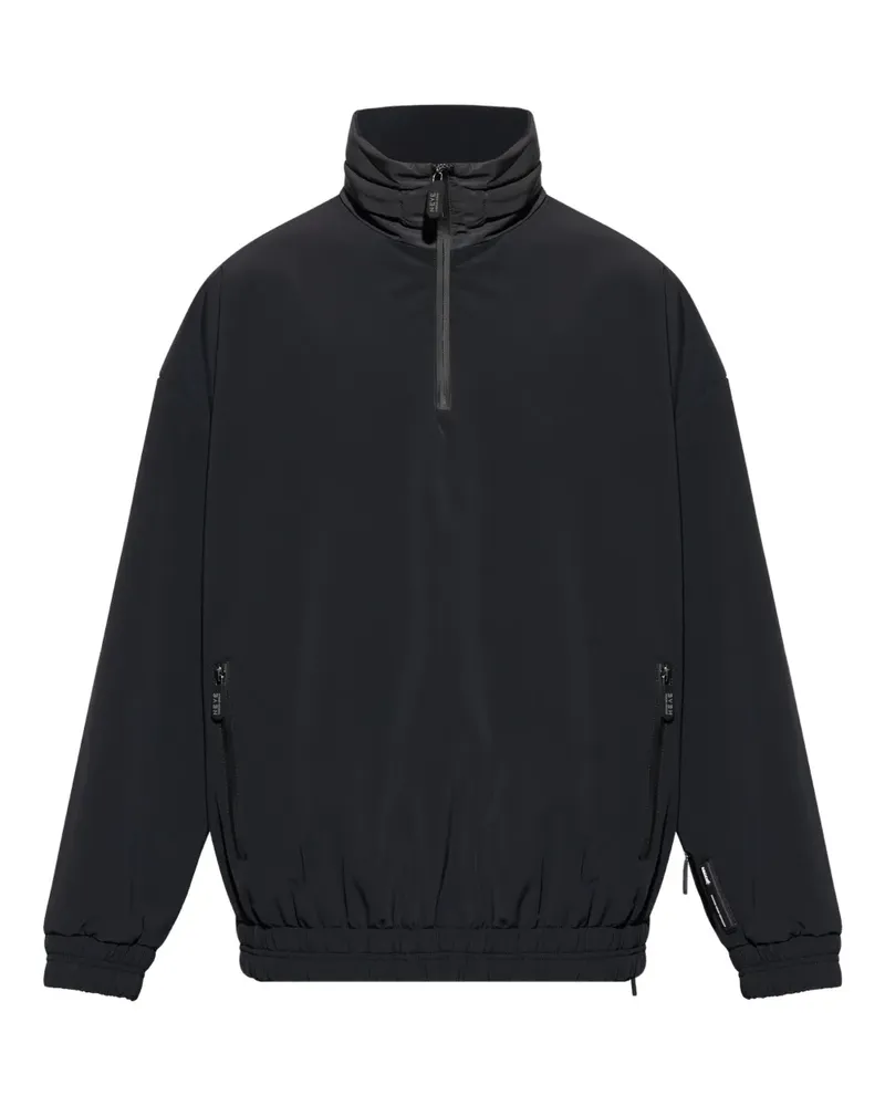 Giorgio Armani half-zip windbreaker - Schwarz Schwarz