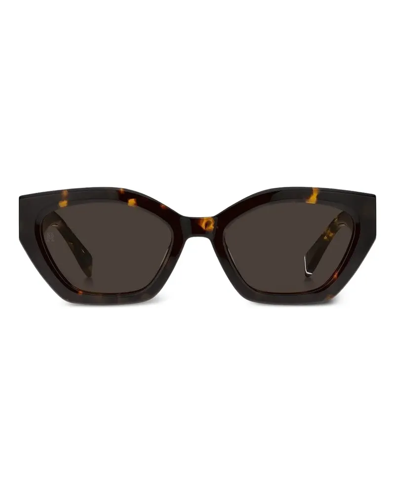 Tommy Hilfiger Sonnenbrille mit geometrischem Gestell - Braun Braun
