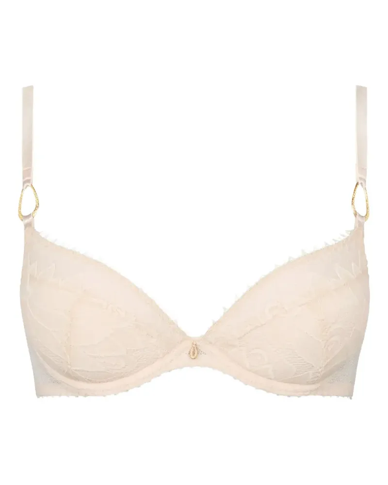 Aubade Flawless Love Push-up-BH mit Spitzenbesatz - Nude Nude