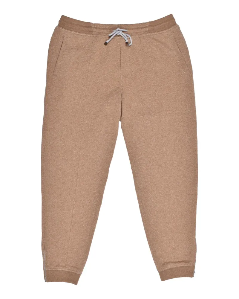 Brunello Cucinelli Jogginghose aus Kaschmir mit Kordelzug - Braun Braun