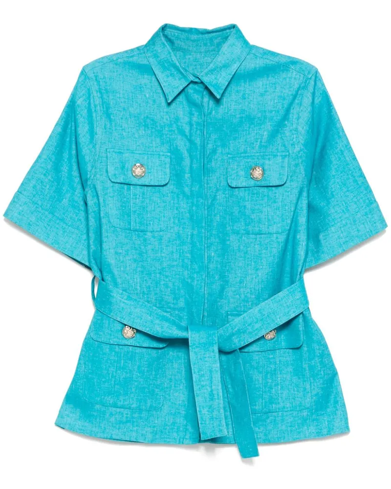 Elie Saab Safari-Jacke - Blau Blau