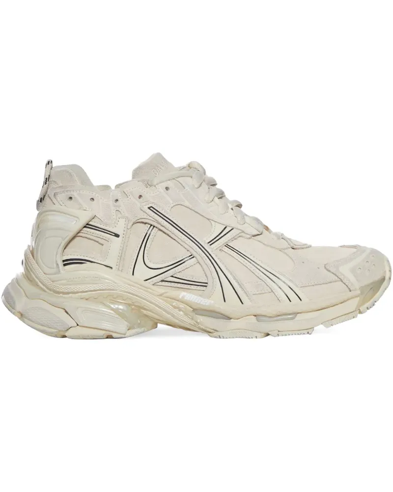 Balenciaga Runner Sneakers aus Wildleder - Nude Nude