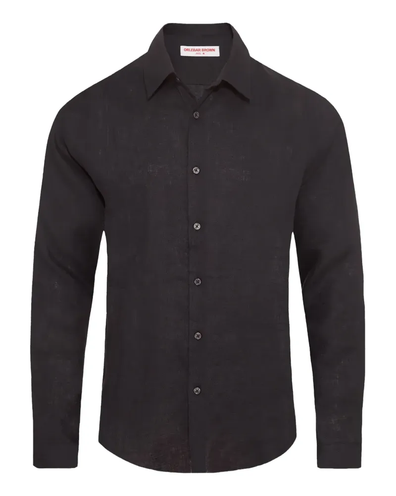 Orlebar Brown Giles' Hemd - Grau Grau