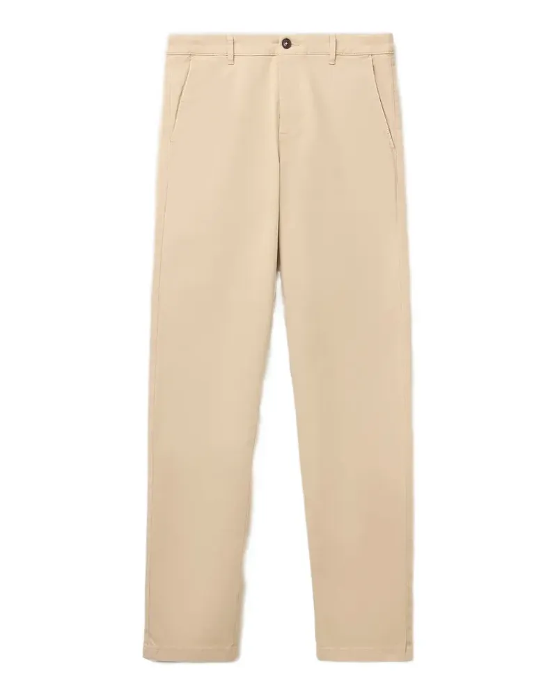 Benetton button-fastening trousers - Nude Nude