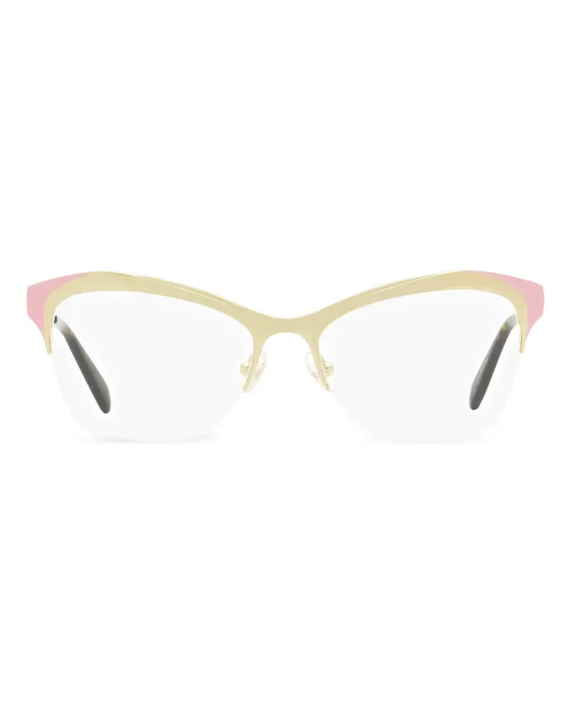 Emilio Pucci 5074 Brille mit geometrischer Form - Gold Gold
