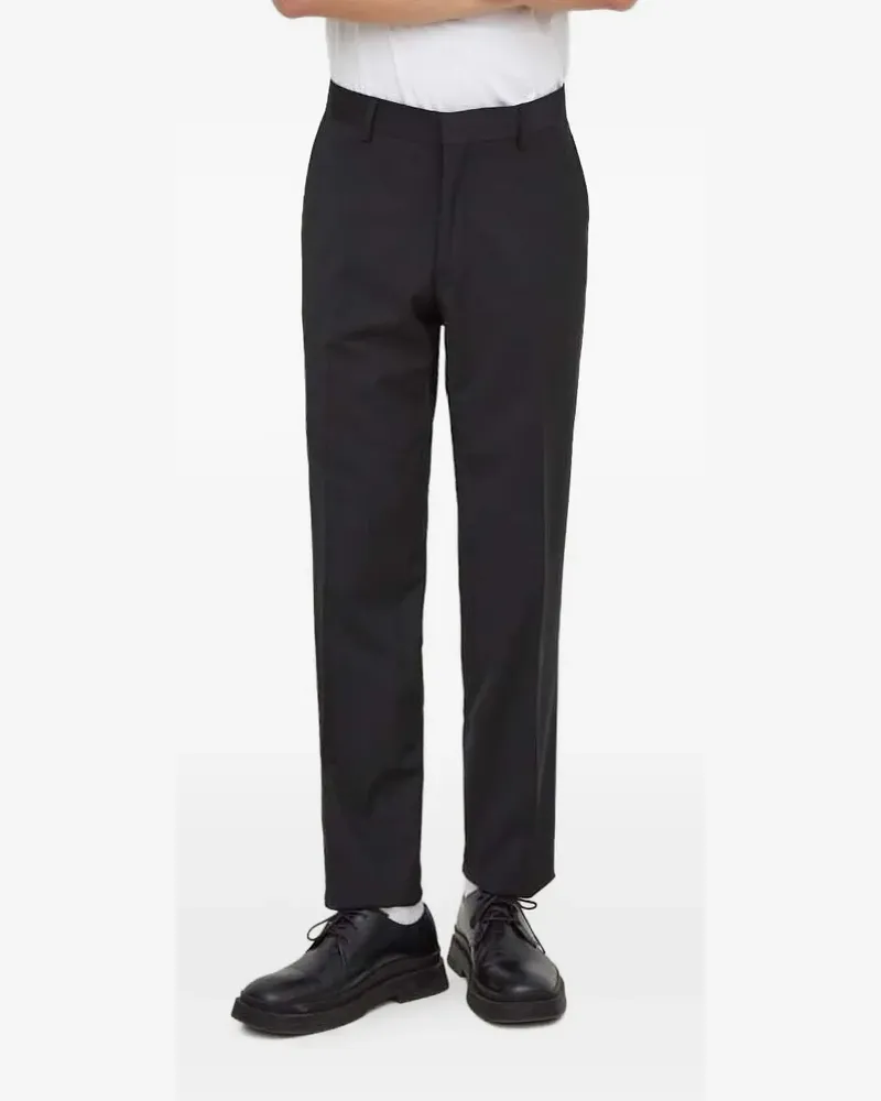 Tiger of Sweden Klassische Straight-Leg-Hose - Schwarz Schwarz
