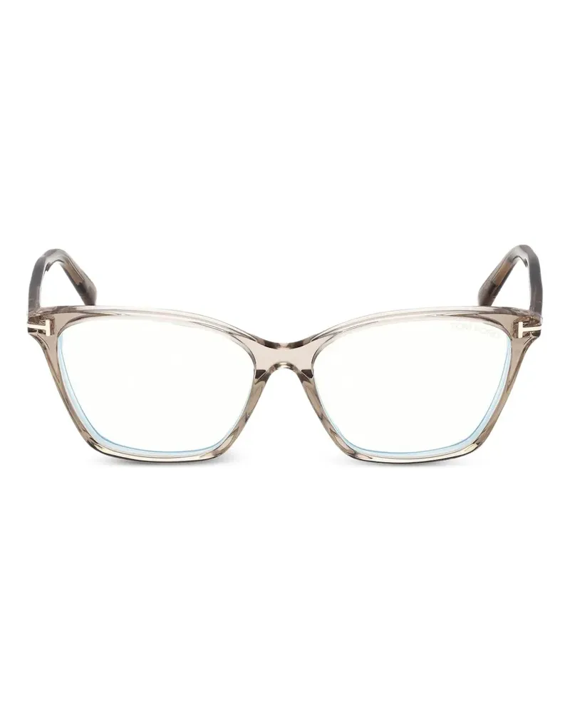 Tom Ford cat eye-frame glasses - Nude Nude