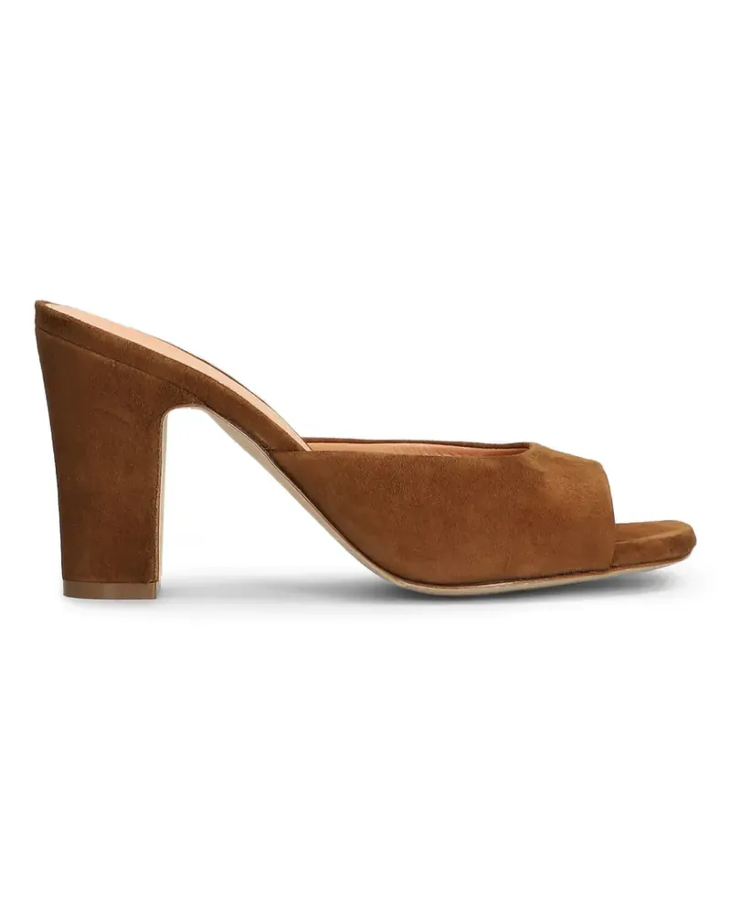 Julie Dee open-toe suede mules - Braun Braun