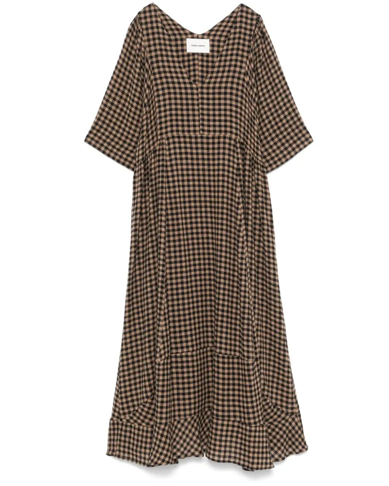 Henrik Vibskov Pump Maxikleid - Braun Braun