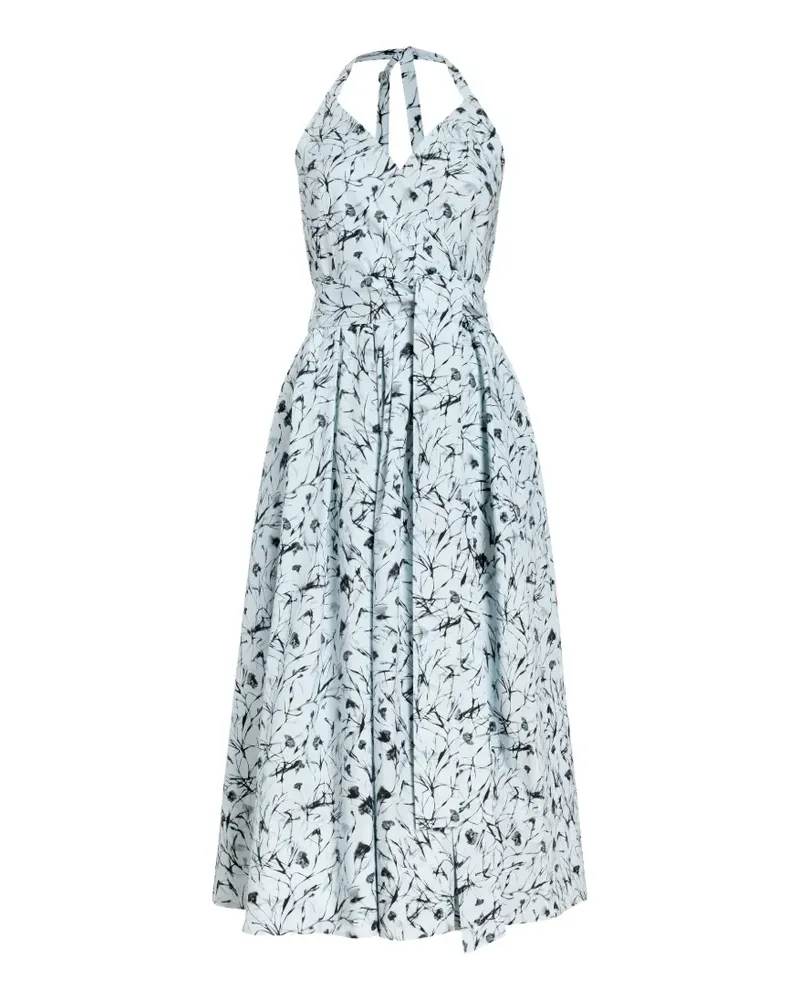 Proenza Schouler Ellison Midikleid - Blau Blau