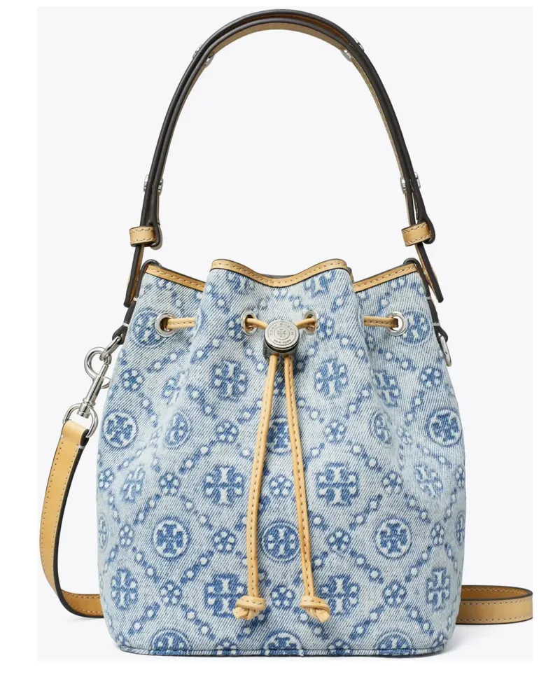 Tory Burch Beuteltasche mit T-Monogramm - Blau Blau