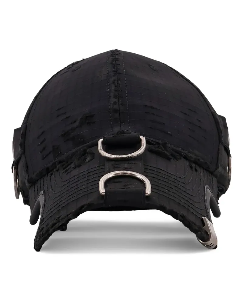 Balenciaga D-Ring Baseballkappe - Schwarz Schwarz