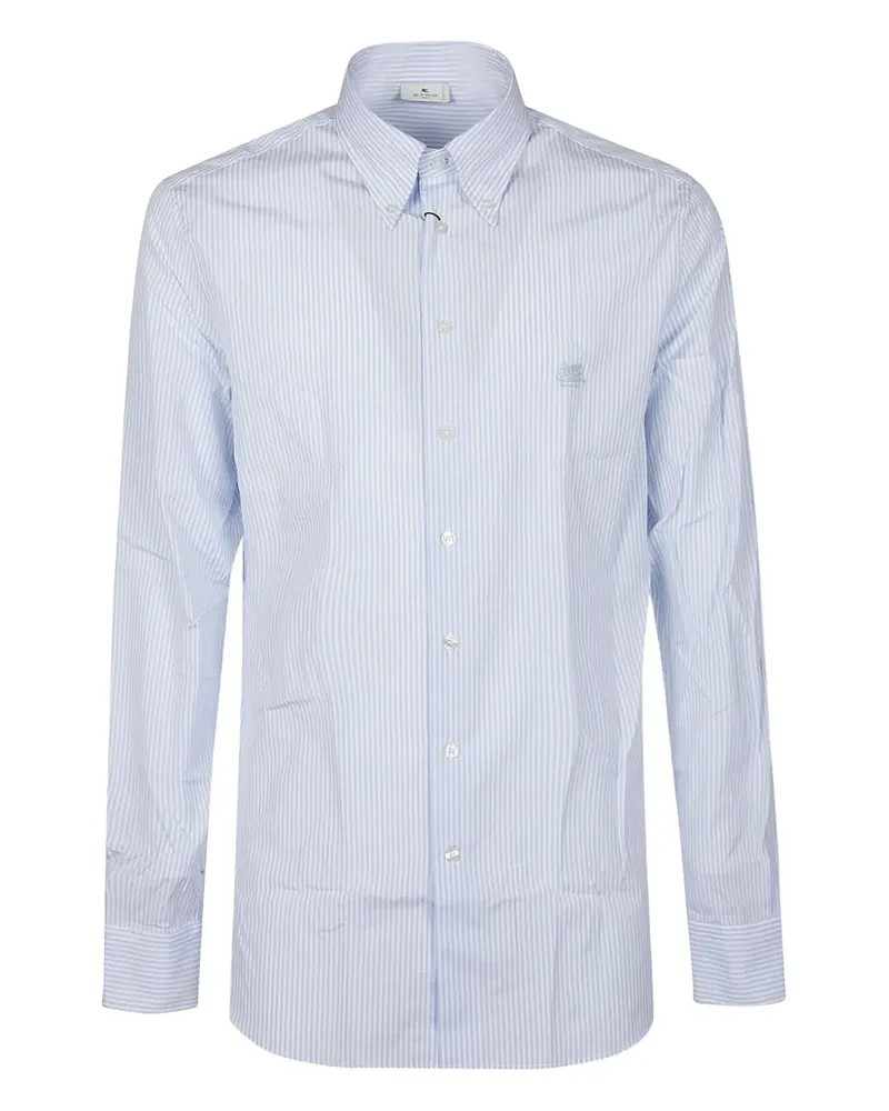 Etro striped cotton shirt - Blau Blau