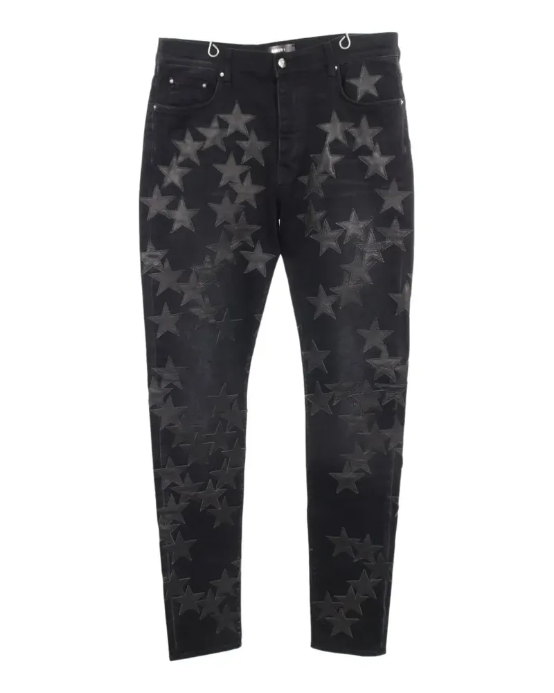 Amiri 2010s star-patch jeans - Schwarz Schwarz