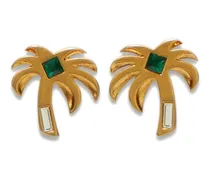 Palm Ohrringe mit Schmucksteinen