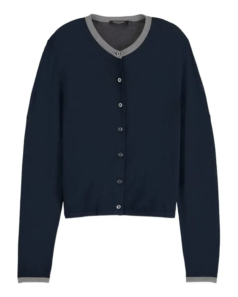 Scotch&Soda buttoned cardigan - Blau Blau