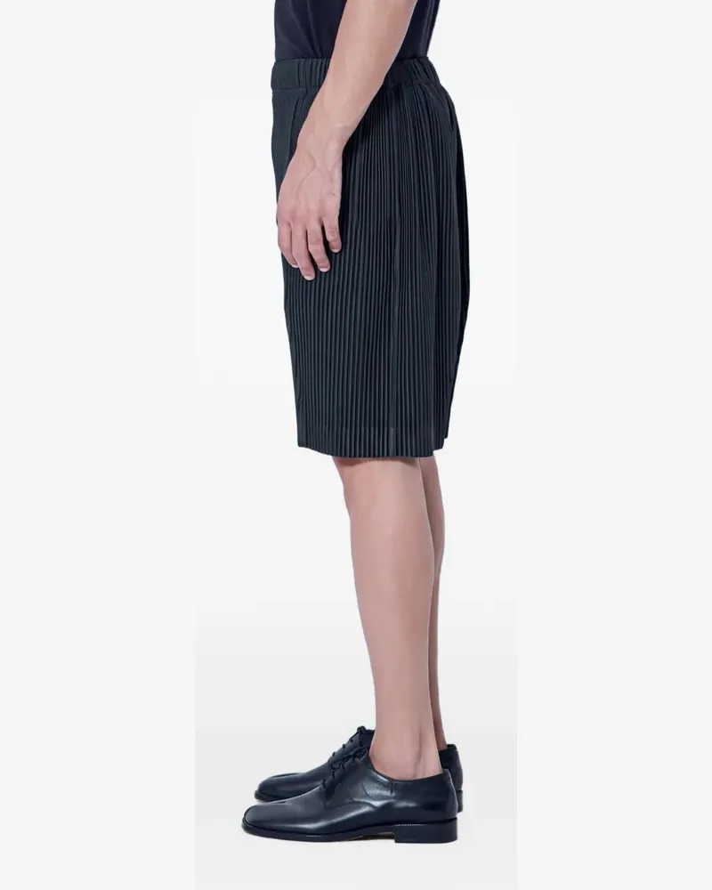 Issey Miyake August Shorts mit Falten - Schwarz Schwarz