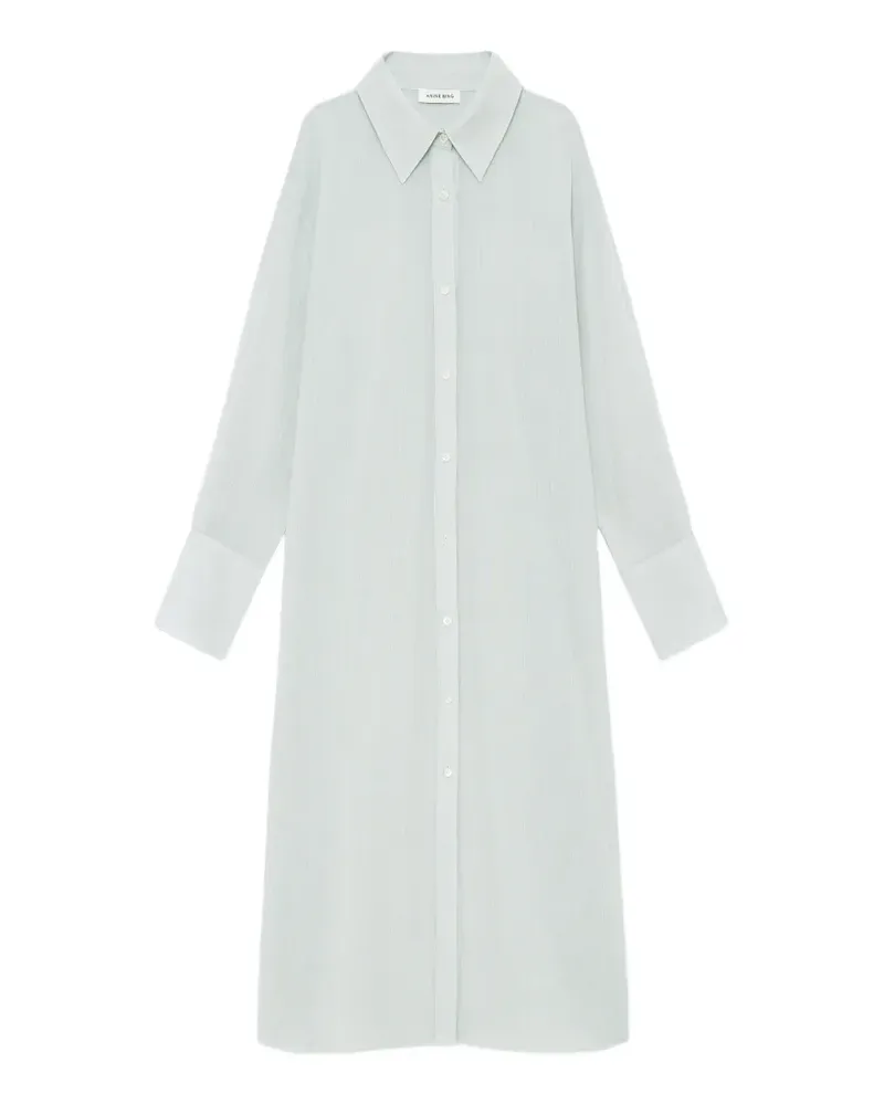 Anine Bing Noemi striped shirt dress - Grün Grün