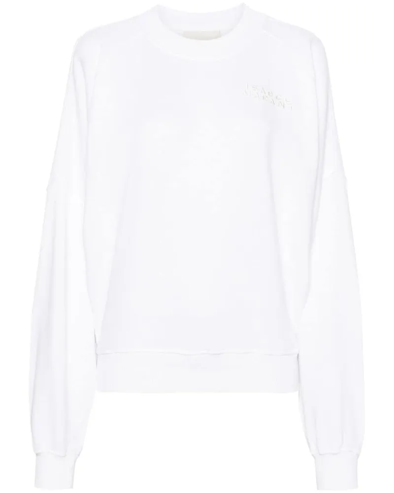 Isabel Marant Shanice Sweatshirt aus Bio-Baumwolle Weiß