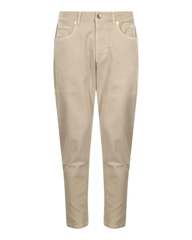 Eleventy straight-leg five-pocket trousers - Nude Nude