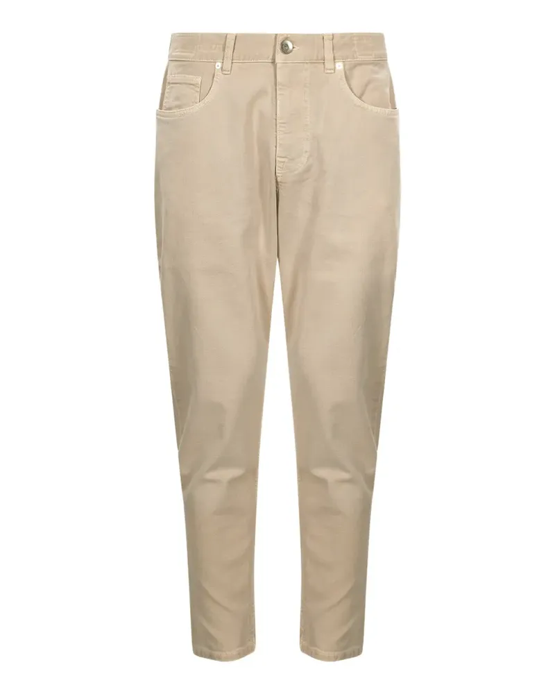 Eleventy Gerade Hose im Five-Pocket-Design - Nude Nude