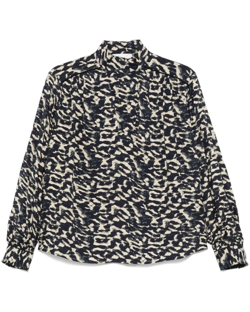 ba&sh Alejandro Bluse - Blau Blau