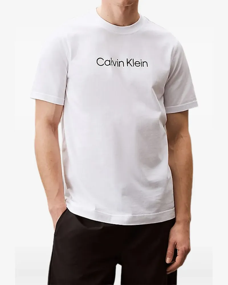 Calvin Klein T-Shirt mit Logo - Weiß Weiß