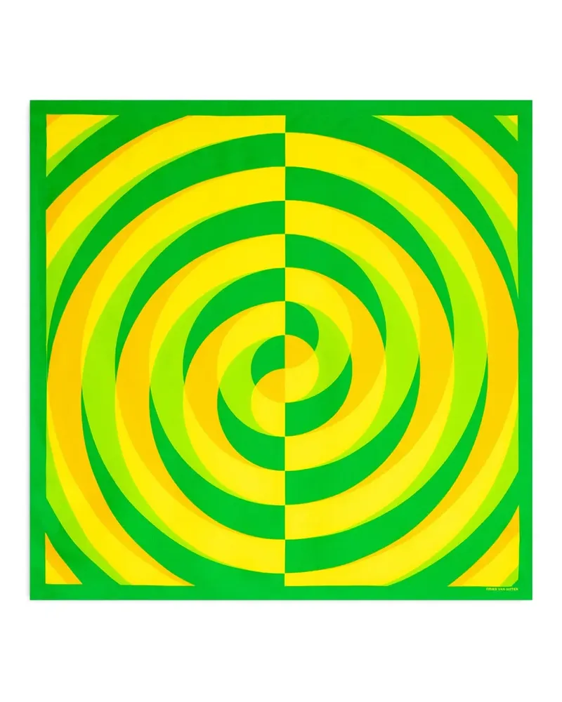 Dries van Noten Gemustertes Tuch - Gelb Gelb