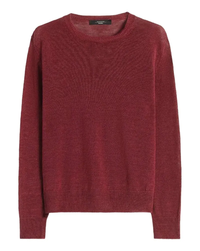 Max Mara Azteco Pullover mit rundem Ausschnitt - Rot Rot
