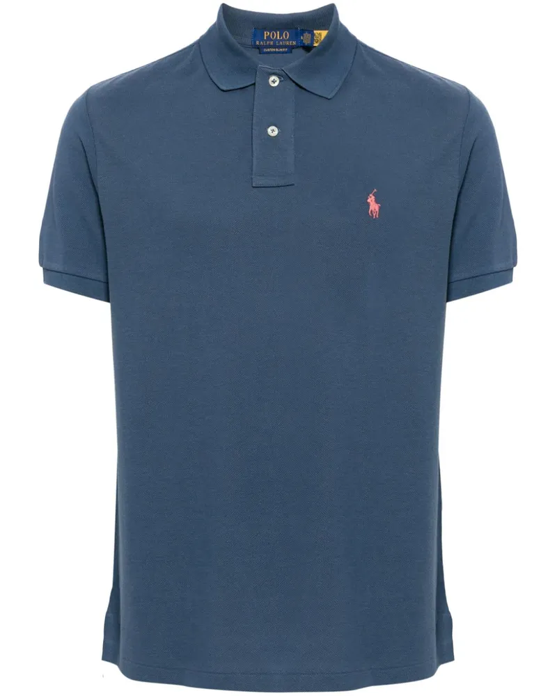 Ralph Lauren Klassisches Poloshirt mit schmalem Schnitt - Blau Blau