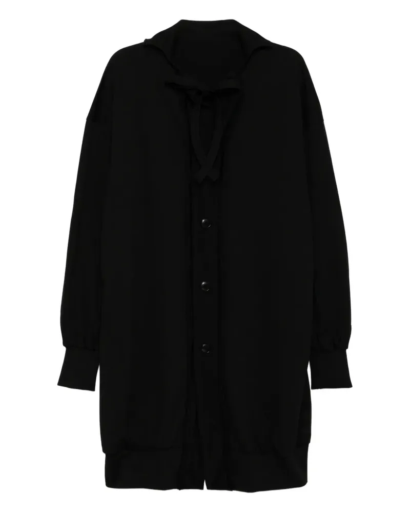 Yohji Yamamoto Tanktop mit Slogan-Print - Schwarz Schwarz