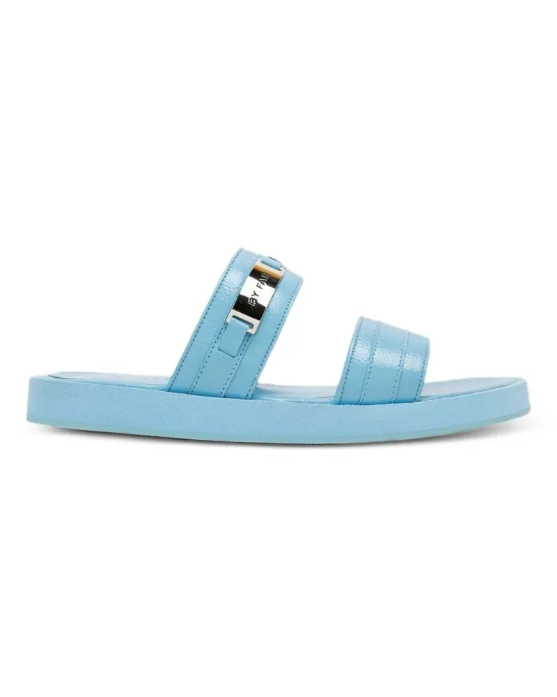 by FAR grained leather sandals - Blau Blau