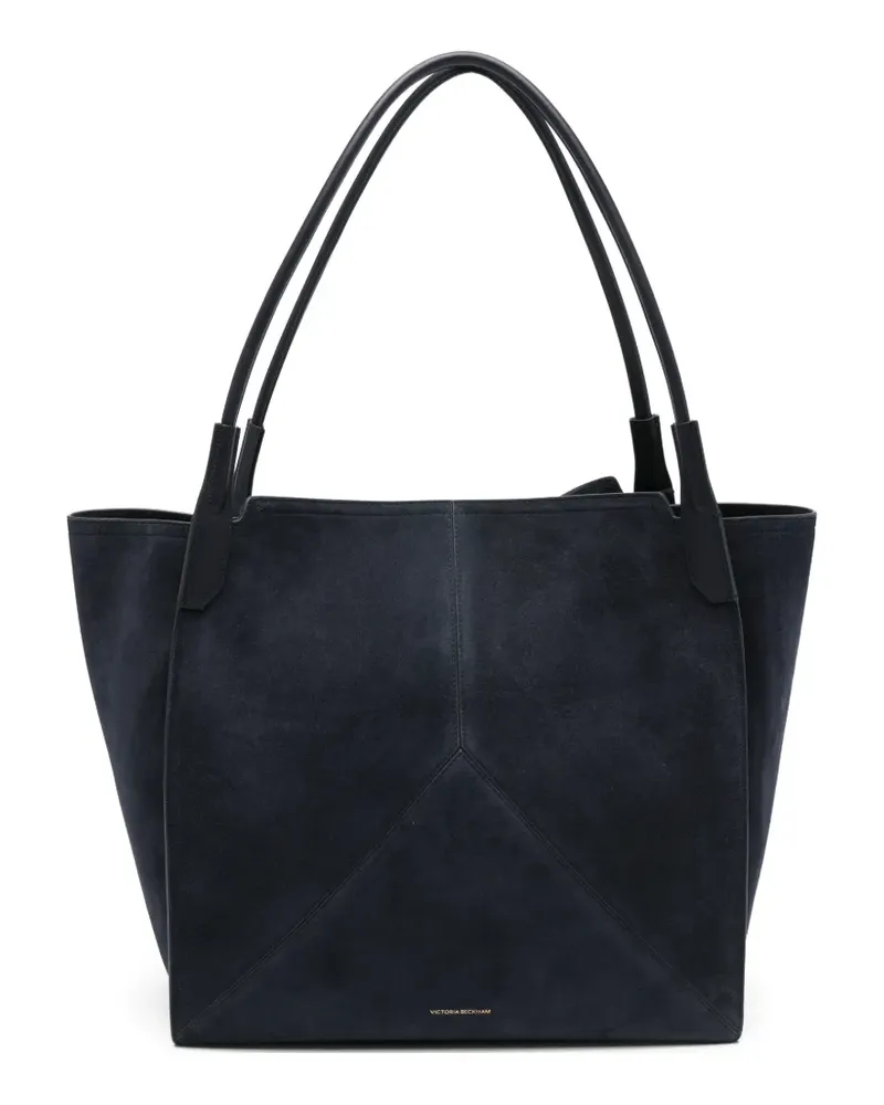 Victoria Beckham The Victoria suede tote bag - Blau Blau
