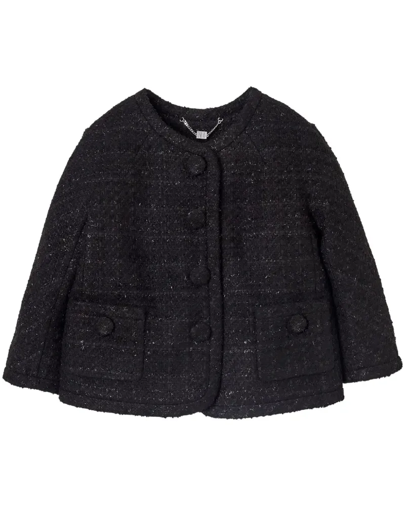 Marc Jacobs The Tweed Backwards Jacke - Schwarz Schwarz