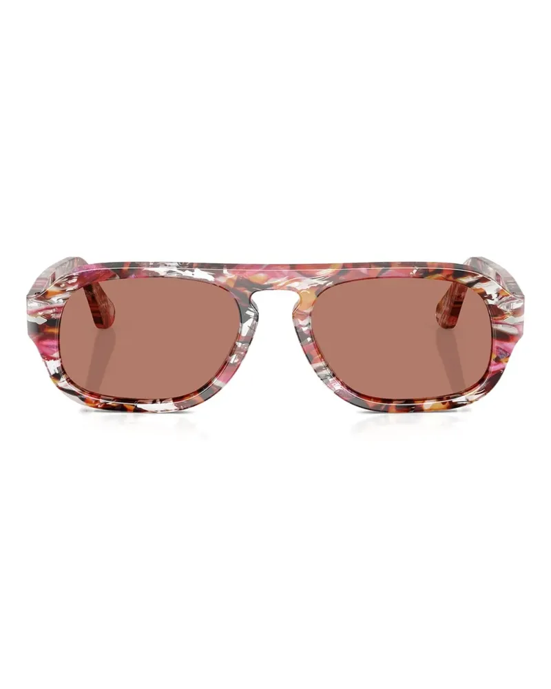 Persol Sonnenbrille mit geometrischem Gestell - Rosa Rosa