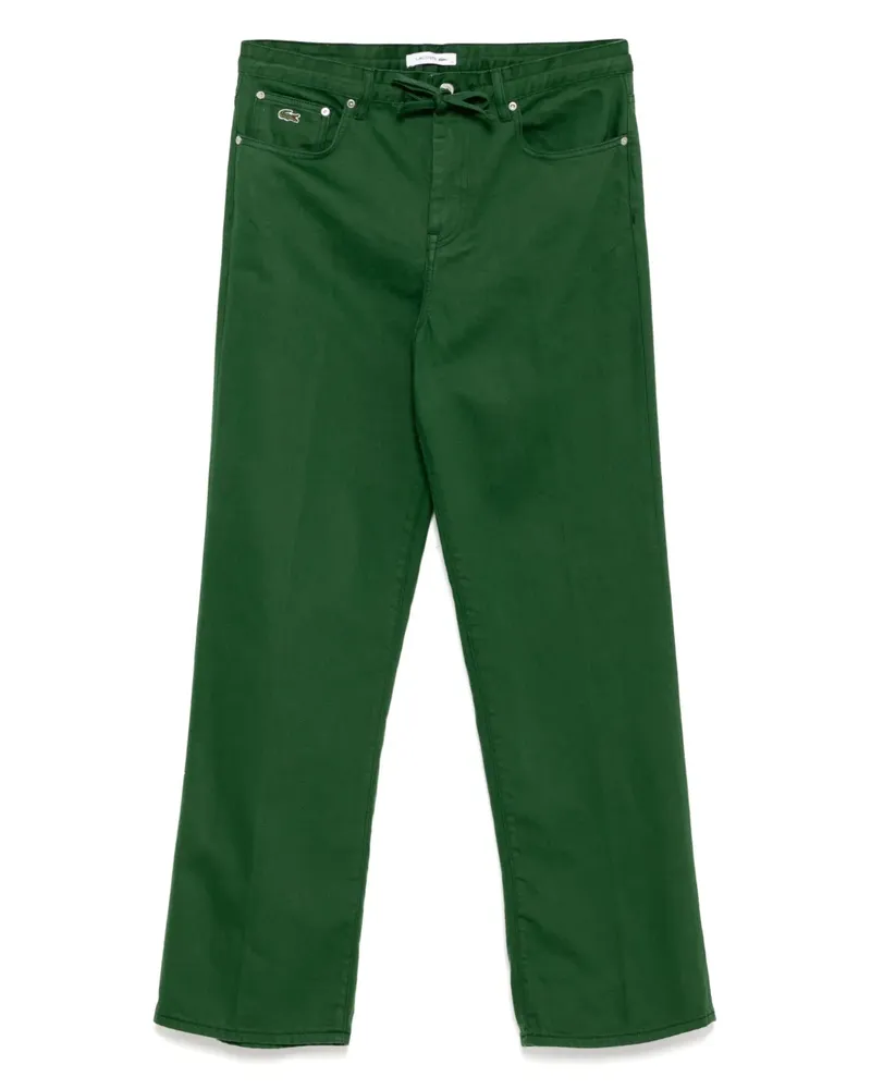 Lacoste Jeans mit weitem Bein - Grün Grün