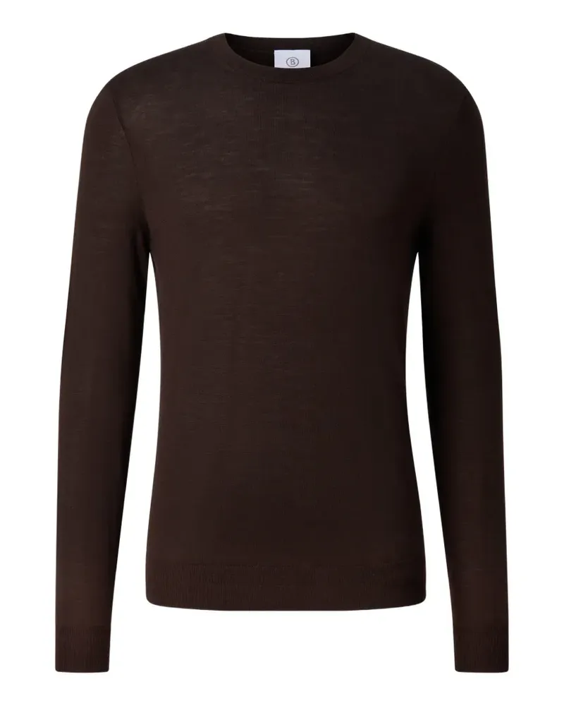 Bogner Ole Pullover mit Logoplakette - Braun Braun