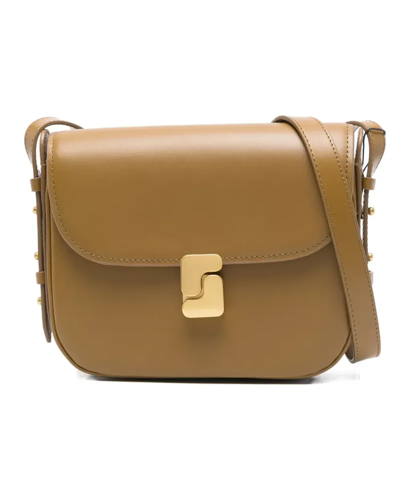 Soeur Mini Bellissima Schultertasche mit Nieten - Braun Braun