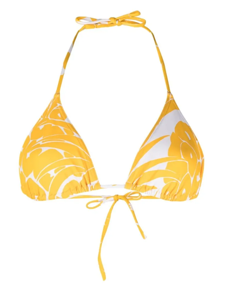 Eres Bikinioberteil mit Print - Gelb Gelb