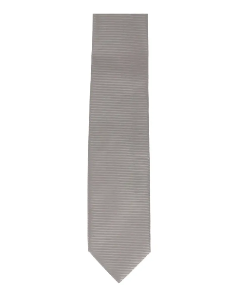 Tom Ford textured tie - Grau Grau
