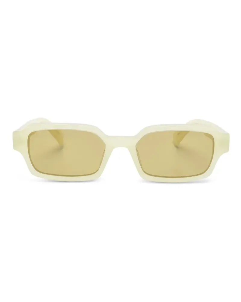 RETROSUPERFUTURE Carino Sonnenbrille mit eckigem Gestell - Nude Nude
