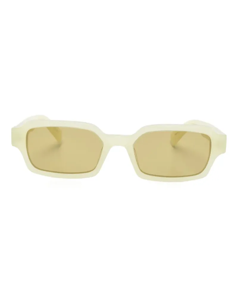 RETROSUPERFUTURE Carino rectangle-frame sunglasses - Nude Nude