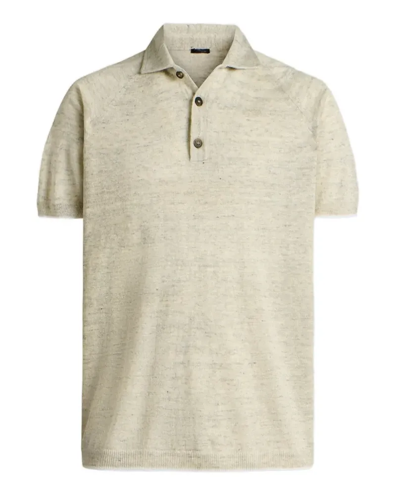 Kiton Kurzärmeliges Poloshirt - Grau Grau