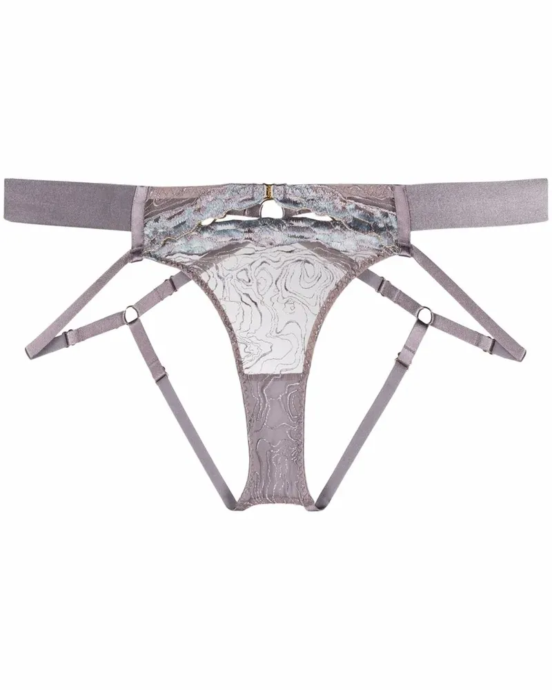 Bordelle BH mit Spitzendetail - Violett Violett