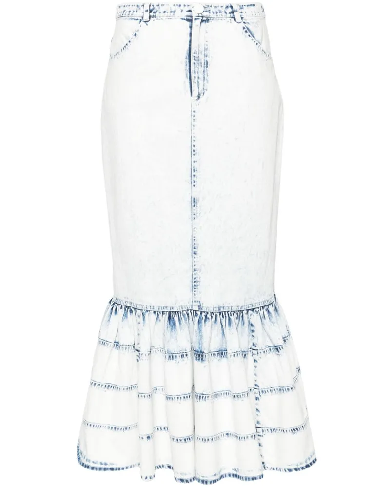 Huishan Zhang Mittellanger Noelani Jeansrock - Blau Blau