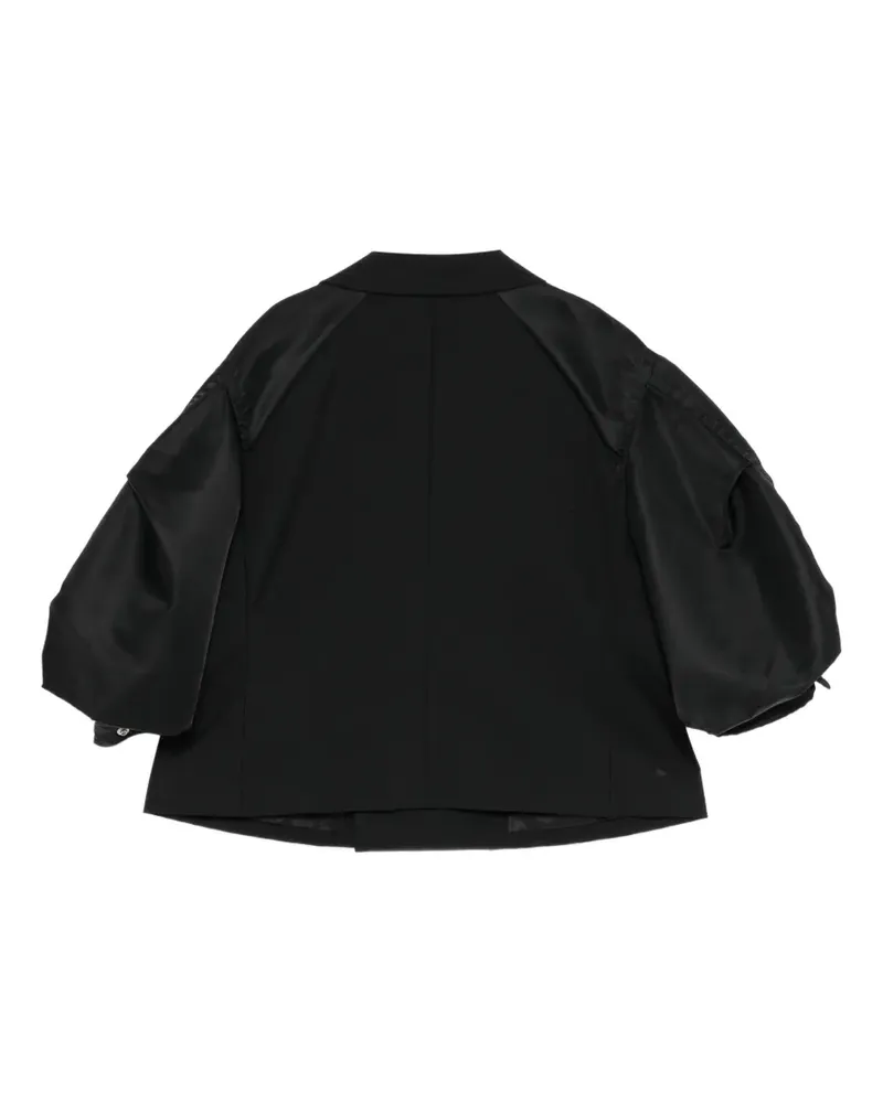 Sacai Hybrid-Jacke - Schwarz Schwarz