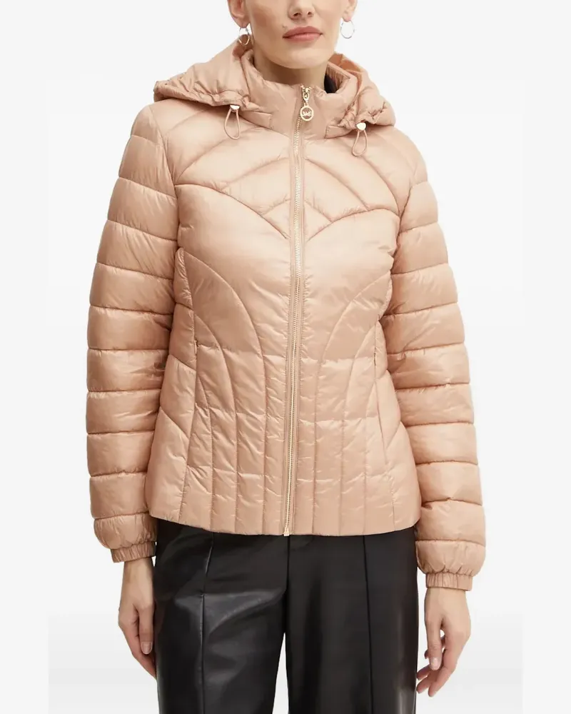 Liu Jo zip-fastening quilted jacket - Nude Nude